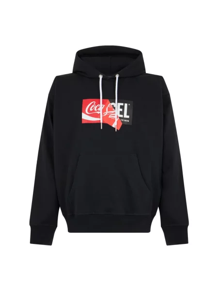 Bluza Diesel z logo czarna