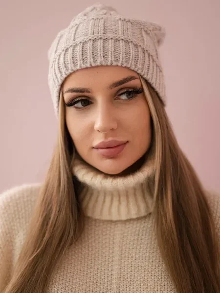 Șapcă Kesi din fleece bej