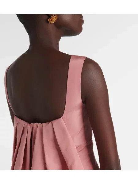 Rochie Oscar De La Renta de mătase roz