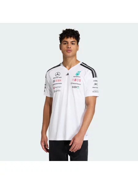 ADIDAS PERFORMANCE Funkční tričko Mercedes-Amg Petronas Formula 1 Team Driver aqua modrá / červená / černá bílá