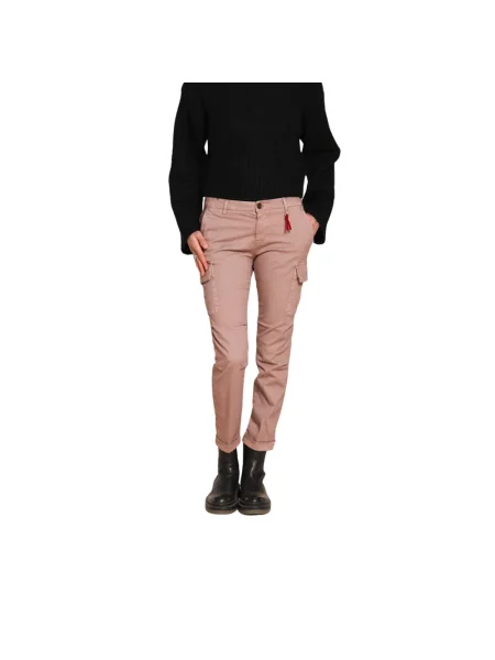 Spodnie cargo Mason's różowe