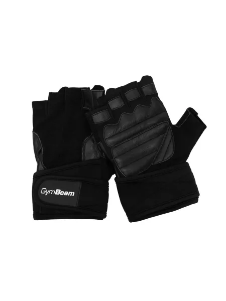 Rękawice fitness bez palców z owijką Pro WristWrap czarne