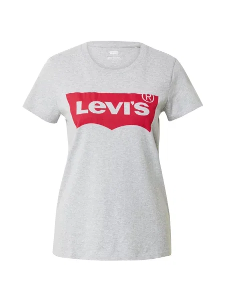 LEVI'S ® Tričko The Perfect Tee melír / červená šedý