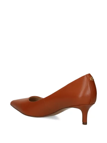 Pantofi cu toc Lauren Ralph Lauren din piele maro