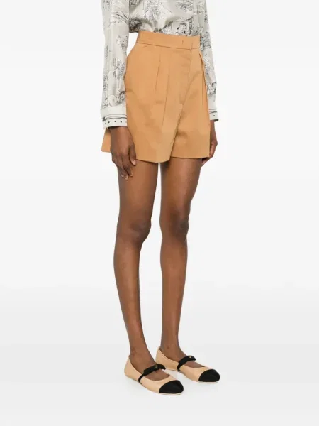 Pantaloni scurți Max Mara maro