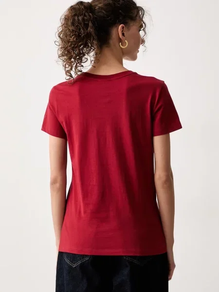 Armani Exchange női póló piros