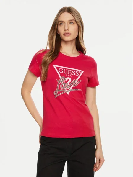Guess Tricou roșu