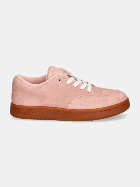 Kenzo sneakersy zamszowe Dome Low Top Sneakers różowy