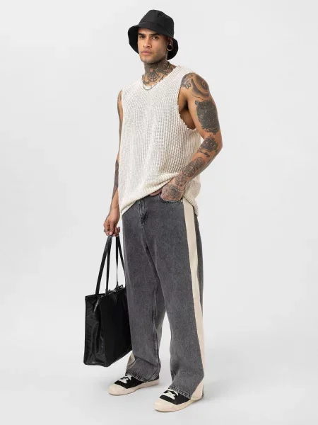 Dandalo Jeans Jorn ecru / denim gri