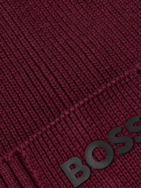 Шерстяная шапка Boss Green зеленая