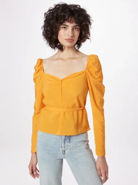 TOPSHOP Blúz sötétsárga