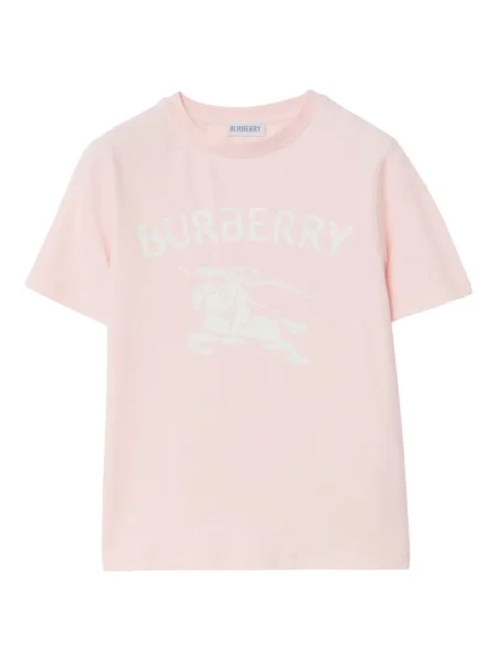 Koszulka dziecięca Burberry różowa