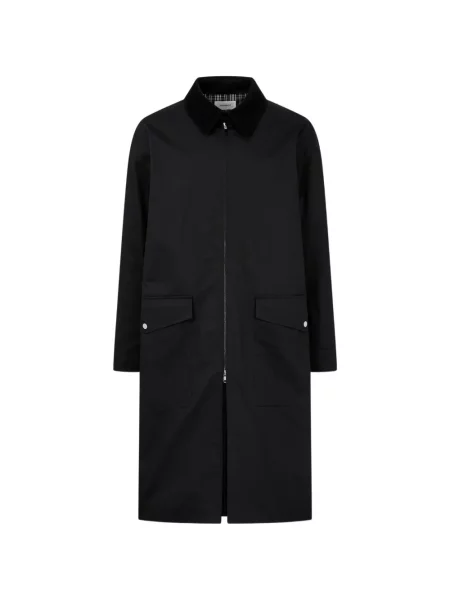 Palton Tomboy de catifea cord negru