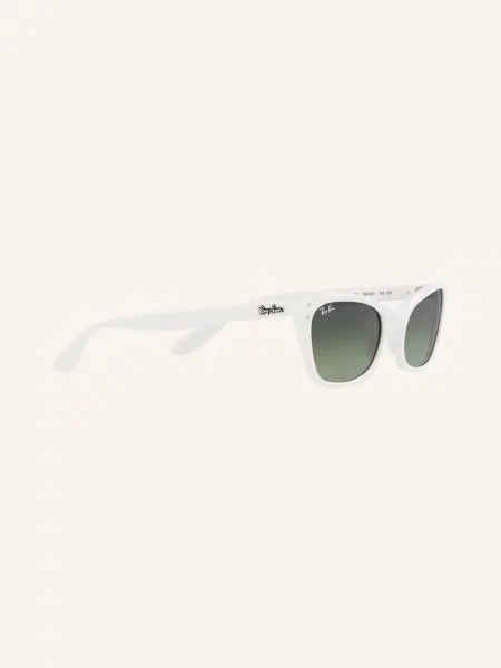 Ray-Ban Sluneční Brýle bílá/ zelený přechod bílé