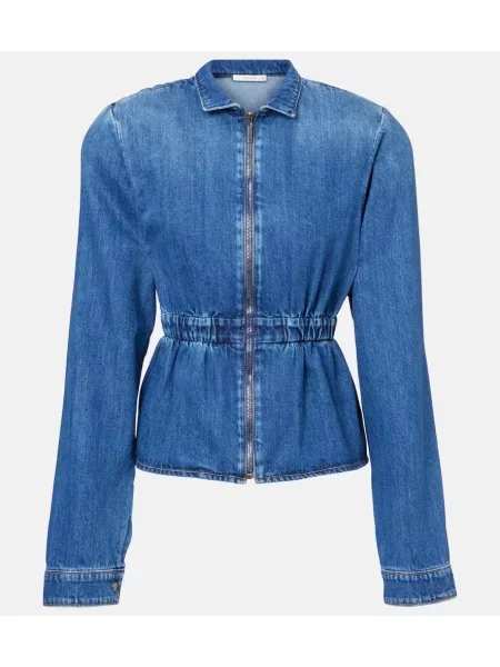 Kurtka jeansowa Nensi Dojaka niebieska