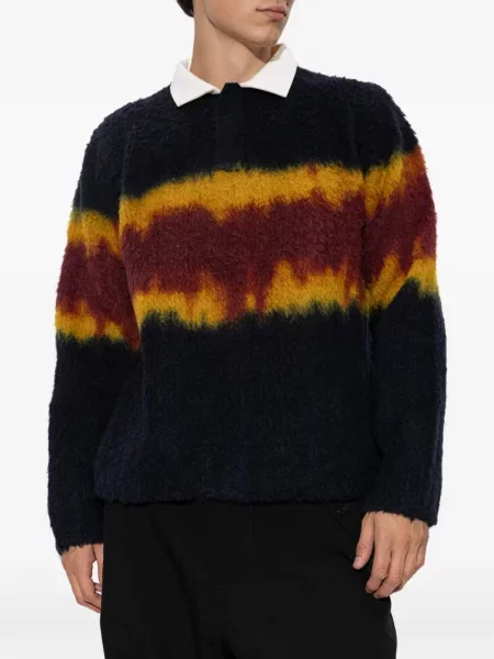Pulover Sacai cu gradient albastru