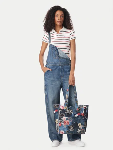 Tommy Jeans shopper torba za žene plava
