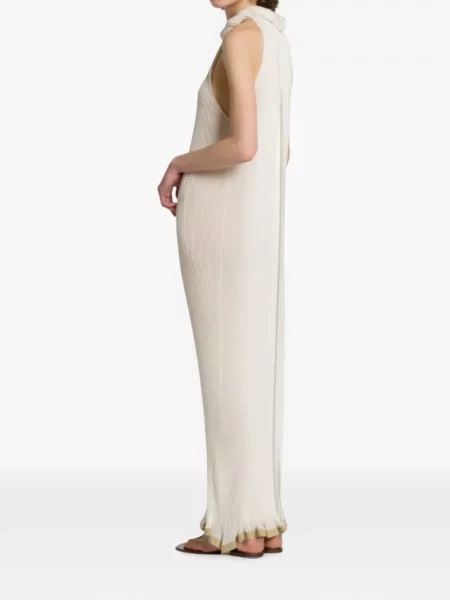 Μάξι φόρεμα Alberta Ferretti με halter λαιμόκοψη