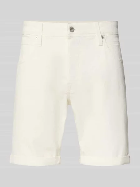Szorty jeansowe krój regular fit model RICK' Jack & Jones białe