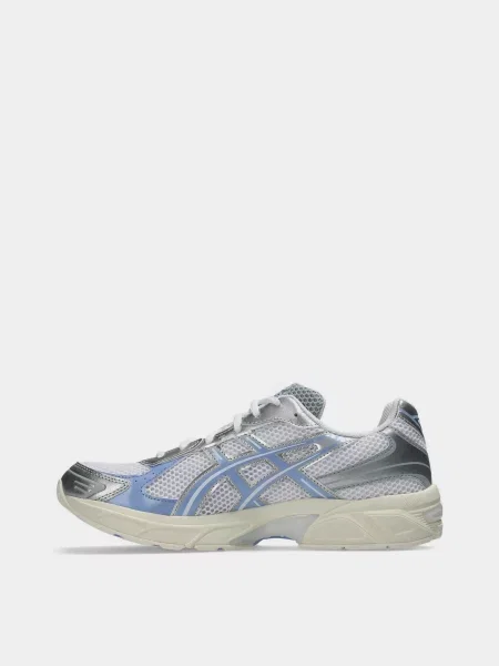 Кожаные кроссовки Asics белые