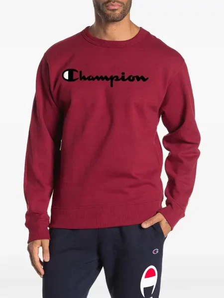 Суитчър Champion с принт червено