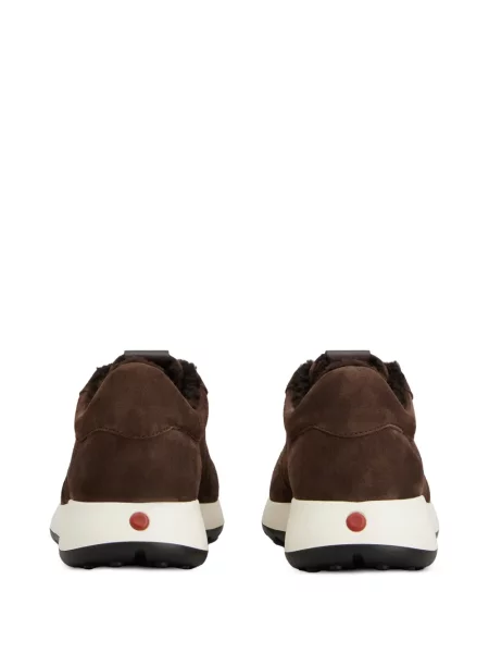 Sneakerși Tod's din piele de căprioară maro
