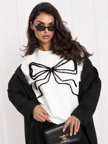 Bluza Italy Moda bijela