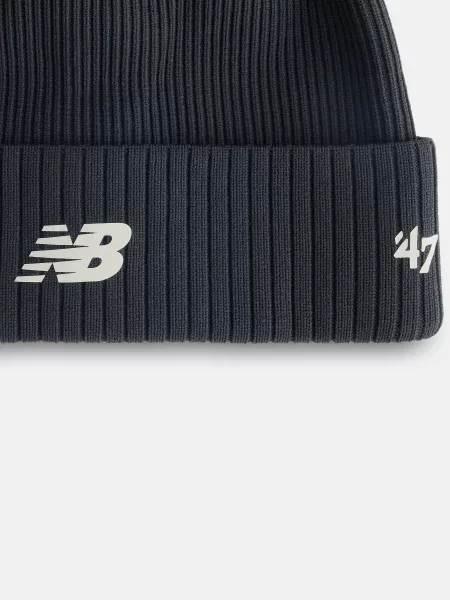 New Balance Striped Knit Ha Шапка Унісекс чорний