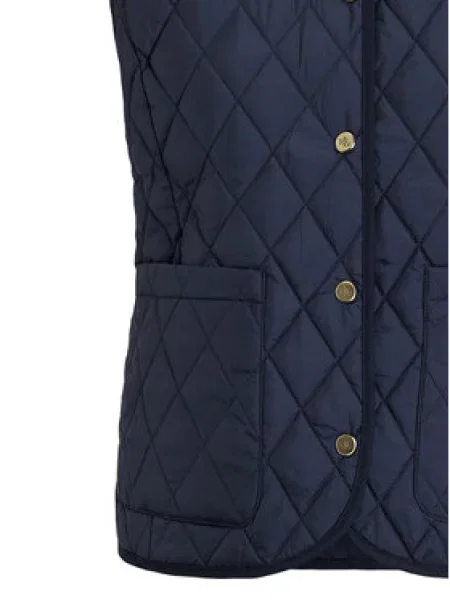 Lauren Ralph Lauren Brezrokavnik IRIDESCENT mornarska modra