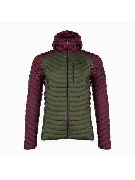 Мъжко яке DYNAFIT Radical Dwn RDS Hood burgundy зелено