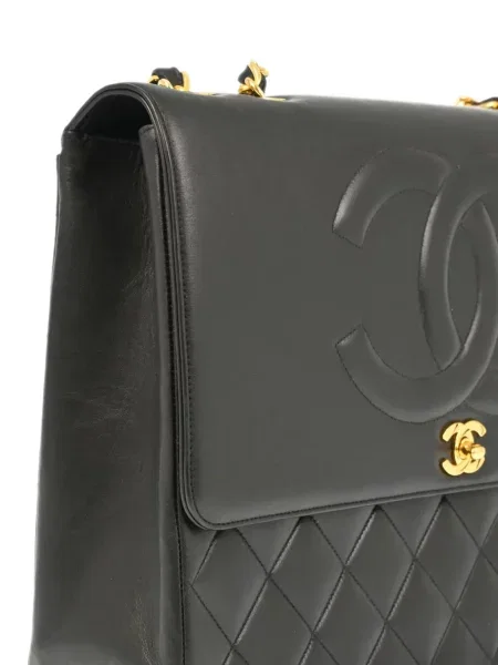 Klasická maxi kabelka Chanel Pre-owned černá