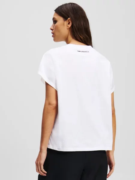 Karl Lagerfeld t-shirt biały
