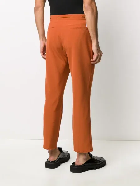 Cropp pantaloni Nanushka portocaliu