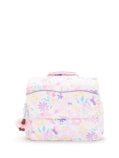 KIPLING Ruksak Codie S svijetloplava / tamno ljubičasta / roza / vuneno bijela