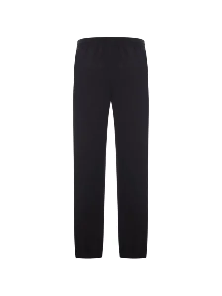 Pantaloni Burberry cu imagine alergare negru