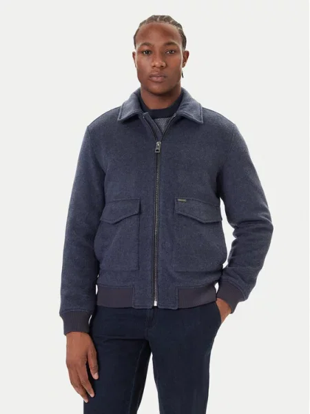 Guess Prehodna jakna Mornarsko modra