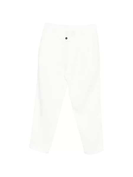 Pantaloni Eleventy alb