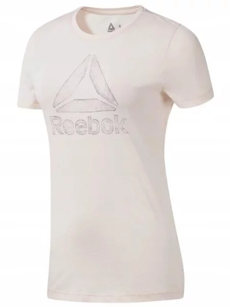KOSZULKA T-shirt na co dzień REEBOK różowa