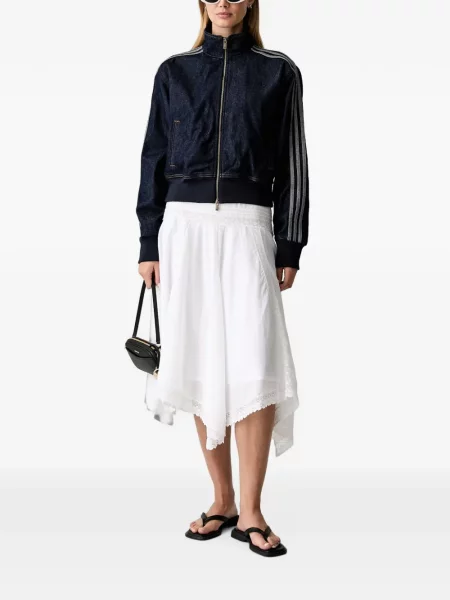Pantaloni Adidas alergare cu autograf negru