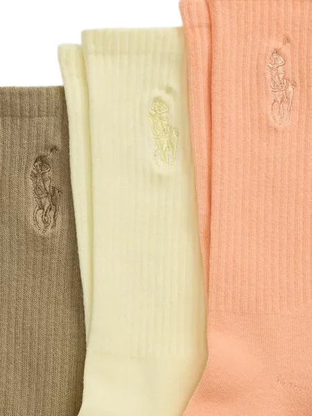 Pletene sportske kratke hlače Polo Ralph Lauren s printom bijela