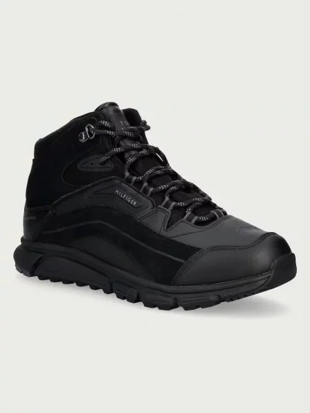Tommy Hilfiger WP MIX CHUKKA RUNNER sneakers pentru bărbați negru