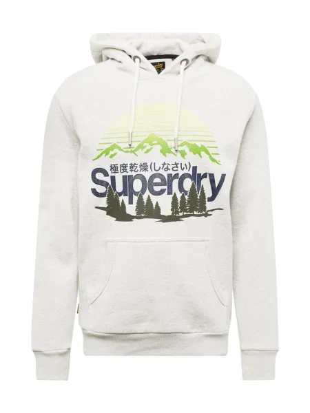 Hoodie Superdry s kapuco črna