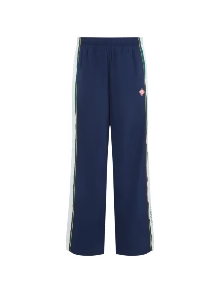 Pantaloni Casablanca cu dungi alergare cu autograf albastru