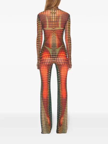 Pantaloni Jean Paul Gaultier galben