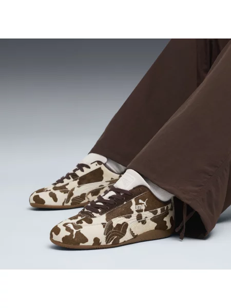 Trampki Puma z nadrukiem brązowe