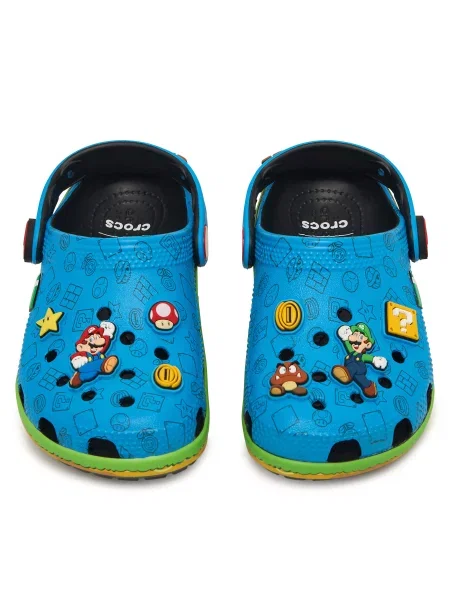 Šľapky Crocs Super Mario Core Classic Clog Kids Farebná