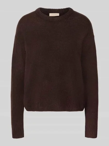 Sweter z dzianiny o kroju relaxed fit z mieszanki wełny z dodatkiem alpaki Free/quent