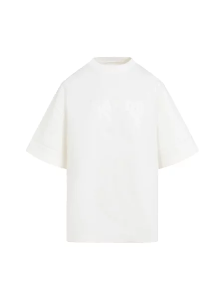 Koszulka Jil Sander z logo biała