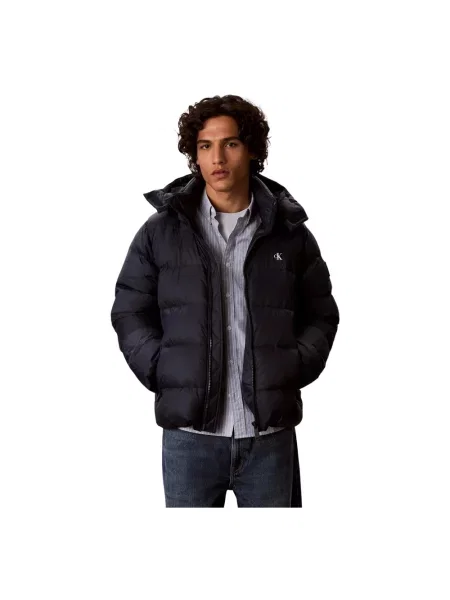 Calvin Klein Jeans kurtka puchowa niebieska