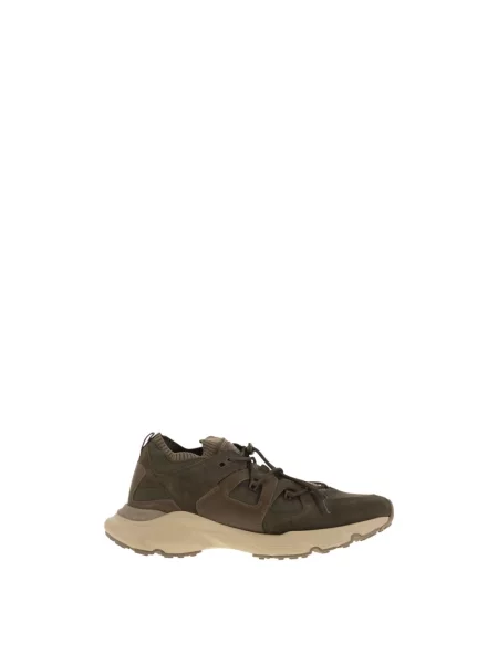 Sneakersy Tod's skórzane zielone